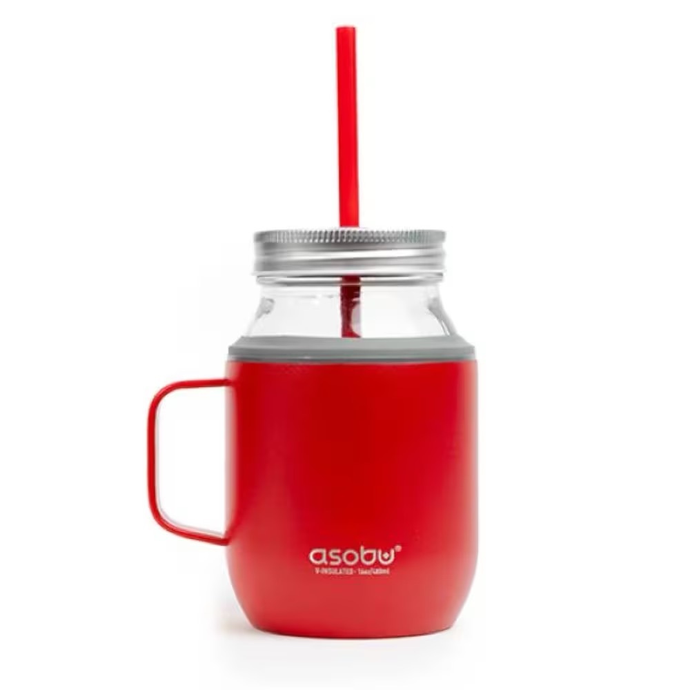 ‼️SALE‼️NWT 16 oz. Glass Jar with Cooler